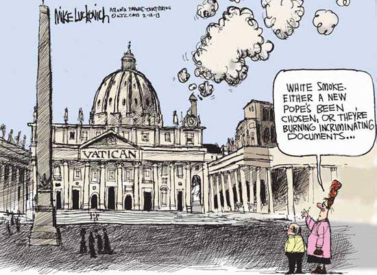 Pope-Retires